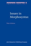 Cover: Issues in Morphosyntax - John Benjamins Publishing Co