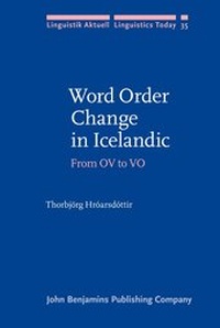 Abbildung von: Word Order Change in Icelandic - John Benjamins Publishing Co