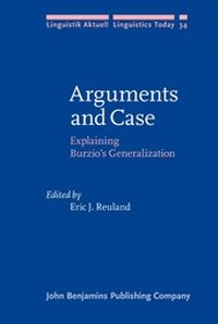Enlarge image Cover: Arguments and Case - John Benjamins Publishing Co