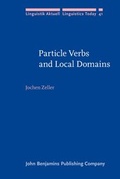 Cover: Particle Verbs and Local Domains - John Benjamins Publishing Co