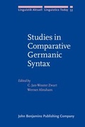 Cover: Studies in Comparative Germanic Syntax - John Benjamins Publishing Co