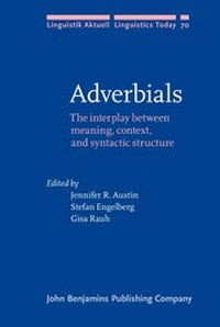 Enlarge image Cover: Adverbials - John Benjamins Publishing Co