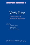 Cover: Verb First - John Benjamins Publishing Co