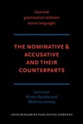 Cover: The Nominative & Accusative and their counterparts - John Benjamins Publishing Co