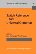 Cover: Switch Reference and Universal Grammar - John Benjamins Publishing Co