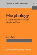 Cover: Morphology - John Benjamins Publishing Co