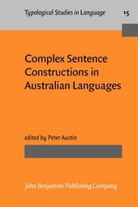 Enlarge image Cover: Complex Sentence Constructions in Australian Languages - John Benjamins Publishing Co