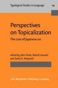 Enlarge image Cover: Perspectives on Topicalization - John Benjamins Publishing Co