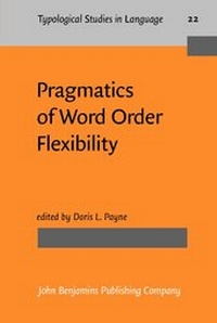Enlarge image Cover: Pragmatics of Word Order Flexibility - John Benjamins Publishing Co