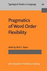 Enlarge image Cover: Pragmatics of Word Order Flexibility - John Benjamins Publishing Co