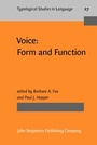 Cover: Voice: Form and Function - John Benjamins Publishing Co