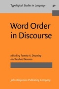 Cover: Word Order in Discourse - John Benjamins Publishing Co