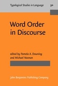 Cover: Word Order in Discourse - John Benjamins Publishing Co
