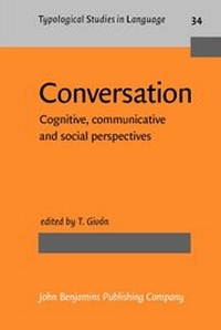 Enlarge image Cover: Conversation - John Benjamins Publishing Co