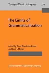 Enlarge image Cover: The Limits of Grammaticalization - John Benjamins Publishing Co