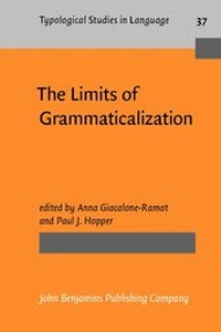 Enlarge image Cover: The Limits of Grammaticalization - John Benjamins Publishing Co