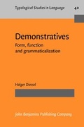 Cover: Demonstratives - John Benjamins Publishing Co