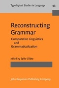 Cover: Reconstructing Grammar - John Benjamins Publishing Co