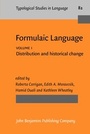 Cover: Formulaic Language - John Benjamins Publishing Co
