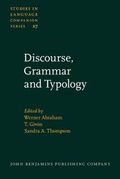 Cover: Discourse, Grammar and Typology - John Benjamins Publishing Co