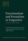 Cover: Functionalism and Formalism in Linguistics - John Benjamins Publishing Co