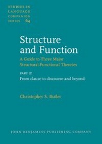 Enlarge image Cover: Structure and Function - A Guide to Three Major Structural-Functional Theories - John Benjamins Publishing Co