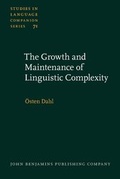 Cover: The Growth and Maintenance of Linguistic Complexity - John Benjamins Publishing Co