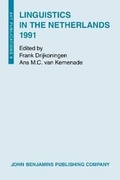 Cover: Linguistics in the Netherlands 1991 - John Benjamins Publishing Co