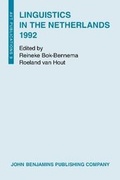 Cover: Linguistics in the Netherlands 1992 - John Benjamins Publishing Co