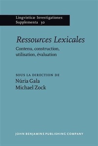 Abbildung von: Ressources Lexicales - John Benjamins Publishing Company