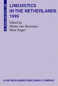 Cover: Linguistics in the Netherlands 1999 - John Benjamins Publishing Co