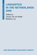 Cover: Linguistics in the Netherlands 2006 - John Benjamins Publishing Co