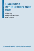 Cover: Linguistics in the Netherlands 2008 - John Benjamins Publishing Co