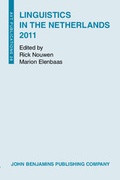 Cover: Linguistics in the Netherlands 2011 - John Benjamins Publishing Co