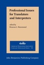 Cover: Professional Issues for Translators and Interpreters - John Benjamins Publishing Co