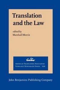 Enlarge image Cover: Translation and the Law - John Benjamins Publishing Co