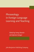 Cover: Phraseology in Foreign Language Learning and Teaching - John Benjamins Publishing Co