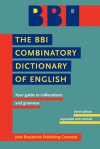 Enlarge image Cover: The BBI Combinatory Dictionary of English - John Benjamins Publishing Co