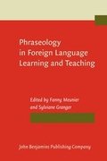 Cover: Phraseology in Foreign Language Learning and Teaching - John Benjamins Publishing Co