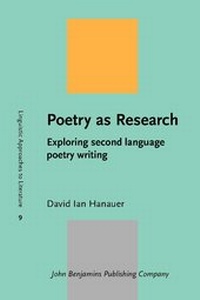Enlarge image Cover: Poetry as Research - John Benjamins Publishing Co