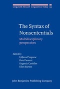 Cover: The Syntax of Nonsententials - John Benjamins Publishing Co