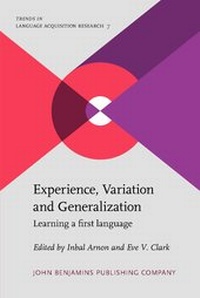 Enlarge image Cover: Experience, Variation and Generalization - John Benjamins Publishing Co