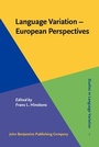 Cover: Language Variation - European Perspectives - John Benjamins Publishing Co