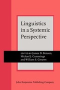Cover: Linguistics in a Systemic Perspective - John Benjamins Publishing Co