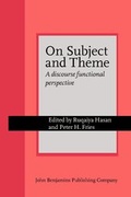 Cover: On Subject and Theme - John Benjamins Publishing Co