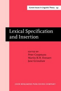 Abbildung von: Lexical Specification and Insertion - John Benjamins Publishing Co