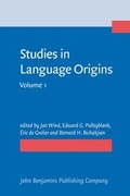 Cover: Studies in Language Origins - John Benjamins Publishing Co