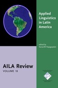 Cover: Applied Linguistics in Latin America - John Benjamins Publishing Co