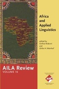 Cover: Africa and Applied Linguistics - John Benjamins Publishing Co