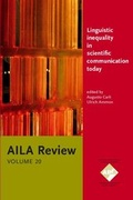 Cover: Linguistic inequality in scientific communication today - John Benjamins Publishing Co